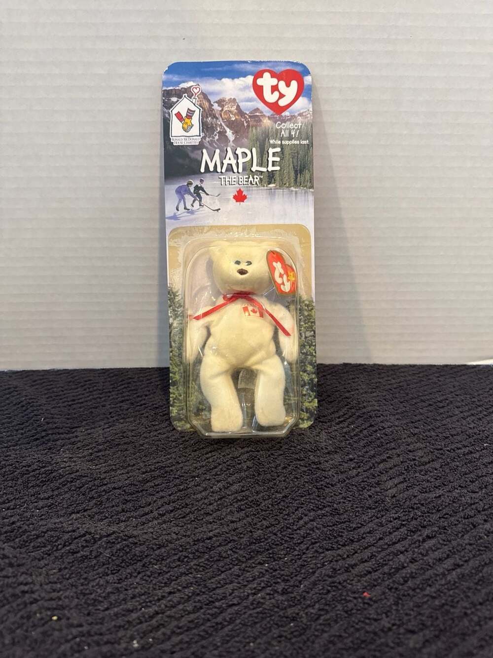 McDonald's ty Maple the Bear Beanie Baby RARE ERRORS Canada